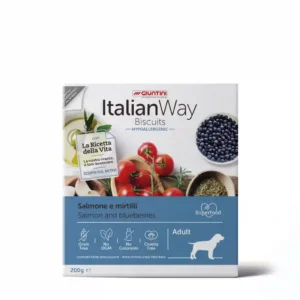 ITALIANWAY SNACK CANE - biscotti salmone e mirtilli hypoallergenic 200 g